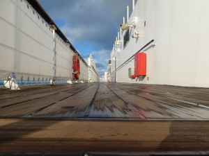 seitliches Freideck Deck 12
