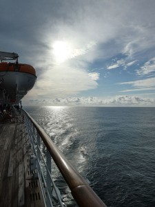 Morgenstimmung am Promenadendeck