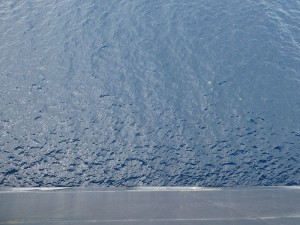 ohne Antrieb im Atlantik