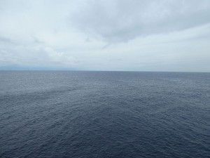 ohne Antrieb im Atlantik
