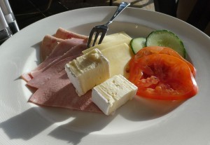 Wurst und Käse