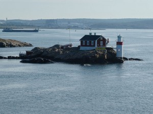Einfahrt nach Göteborg