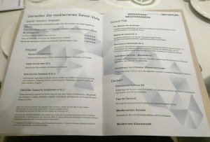 Speisekarte