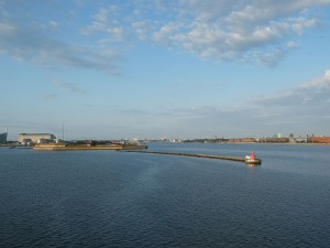 Einfahrt nach Kopenhagen