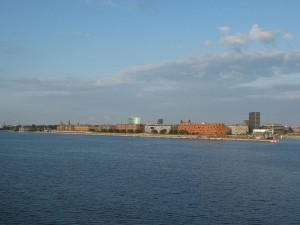 Einfahrt nach Kopenhagen