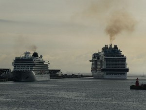 Ankunft MSC Meraviglia