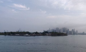 Blick vom Brooklyn Cruise Terminal