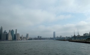 Blick auf die Brooklyn Bridge