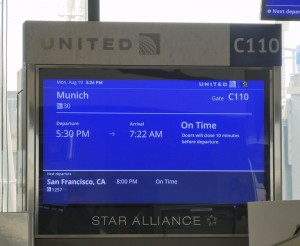 UA030 EWR - MUC