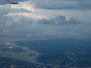 Blick auf die Bucht vor Manhatten