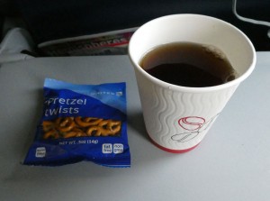 Kaffee und Brezeln