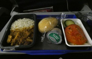 Chicken Curry und Salat