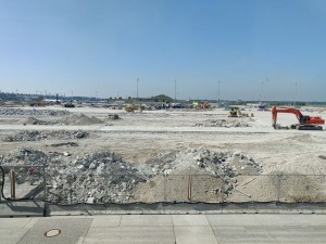 Baustelle am Terminal 1 Bereich A