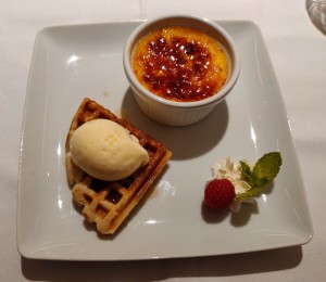Knusprige Kokosnuss Crème Brulee