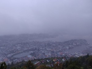 Aussicht vom Fløyen