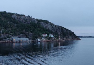 Einlaufen in Kristiansand