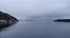 Einlaufen in Kristiansand