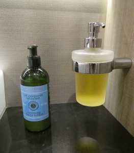 Flüssigseife und Bodylotion
