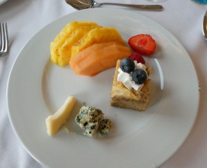 Dessert und Käse
