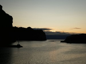 Sonnenaufgang in Heimaey