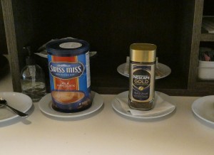 Schokolade und Nescafé