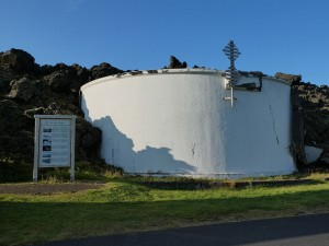 verschütteter Wassertank