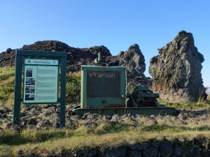 Wasserpumpe zum Kühlen der Lava