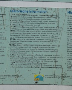 Geschichte des Vulkanausbruchs