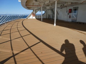 Open Deck am Heck