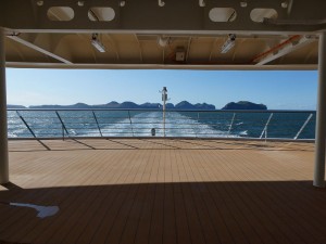 Open Deck am Heck