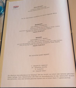 empfohlene Weine