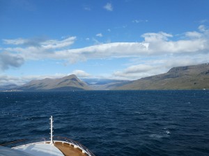 Fahrt in den Fjord