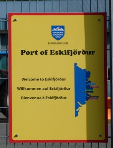Hafen von Eskifjörður