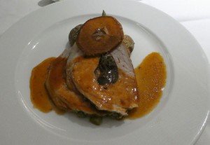 Gefüllte Schweinelende