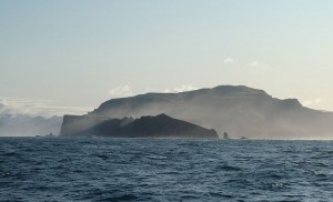 mystische Färöer Inseln im Nebel