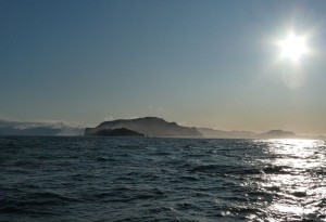 mystische Färöer Inseln im Nebel