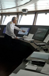auf der Brücke