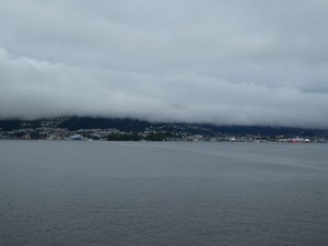 Anfahrt auf Bergen