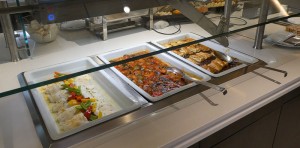 Fisch, vegetarisch, sehr gutes Goulasch