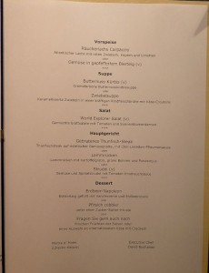 Speisekarte