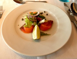 Räucherlachs Carpaccio