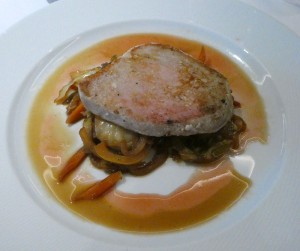 Gebratenes Thunfisch-Steak