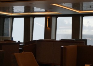 Gischt auf Deck 4