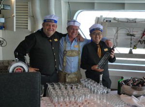 Maitre d´ Zdravko und Hotelmanager Thomas Leitner