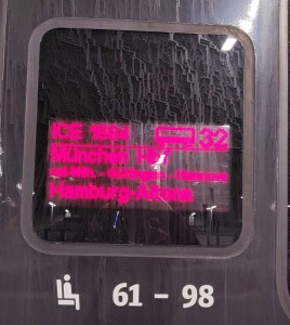 ICE nach Hamburg um 5:16 Uhr