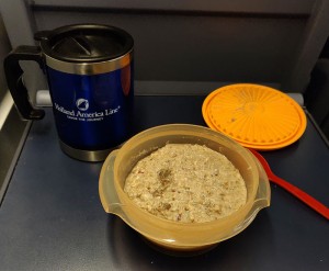 Müsli im Zug