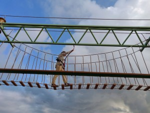 auf der Himalayan Bridge