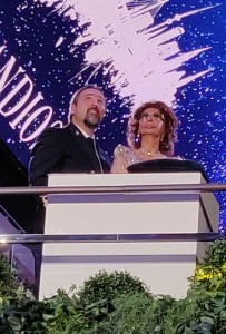 Kapitän Marco Massa und Sophia Loren