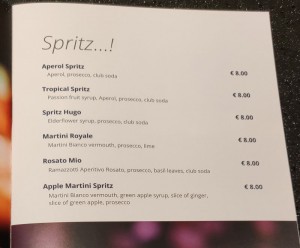 Barkarte Infinity Bar