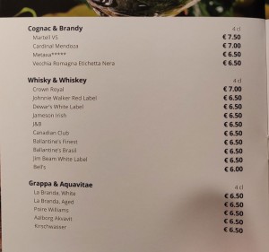 Barkarte Infinity Bar